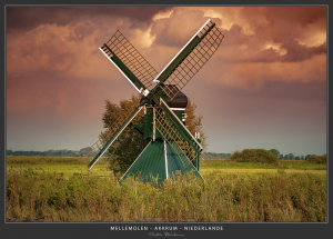 Friesland, Mühle - Niederlande